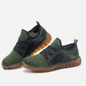 Indestructible Shoes Casual Looking Steel Toe Sneaker- Ryder Green